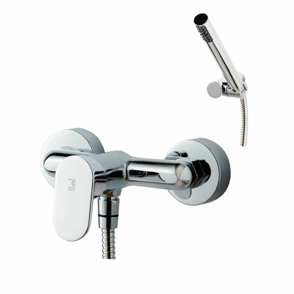 Grifo De Ducha Nine Blanco Con Accesorios De Ducha – 4623011 – Galindo – LuxCover