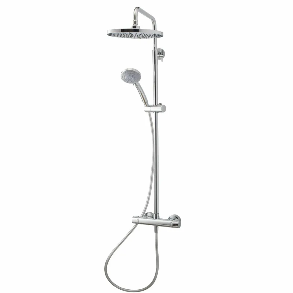 Grifo De Ducha Termostática Con Columna Pysa Rociador 250 Mm – 50049302 – Galindo