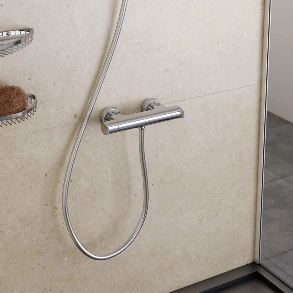 Grifo De Ducha Termostático Aroha Cromo Cuerpo Frío – 46053500 – Galindo