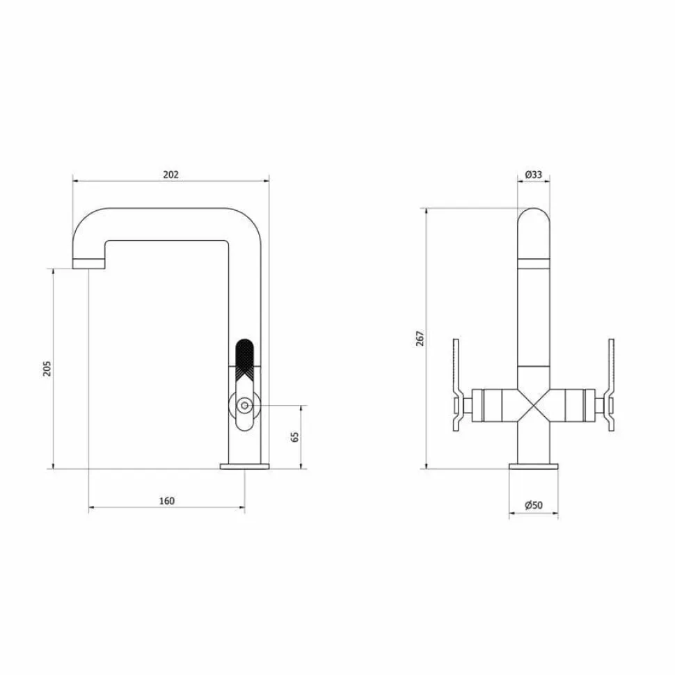 Grifo De Lavabo Alto Bimando Con Desagüe – Strem – 7974300 – Galindo