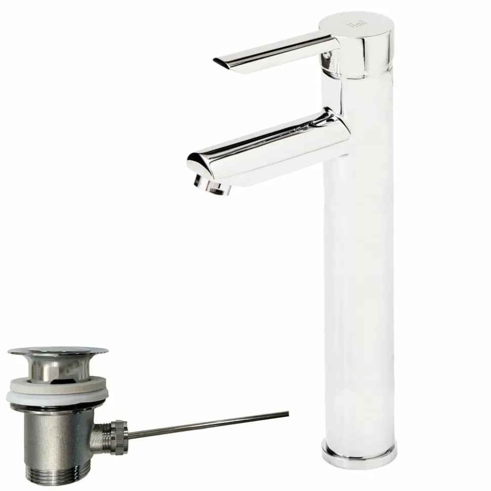 Grifo De Lavabo Alto Karim Due Eco Con Desagüe Automático – 8894450E – Galindo