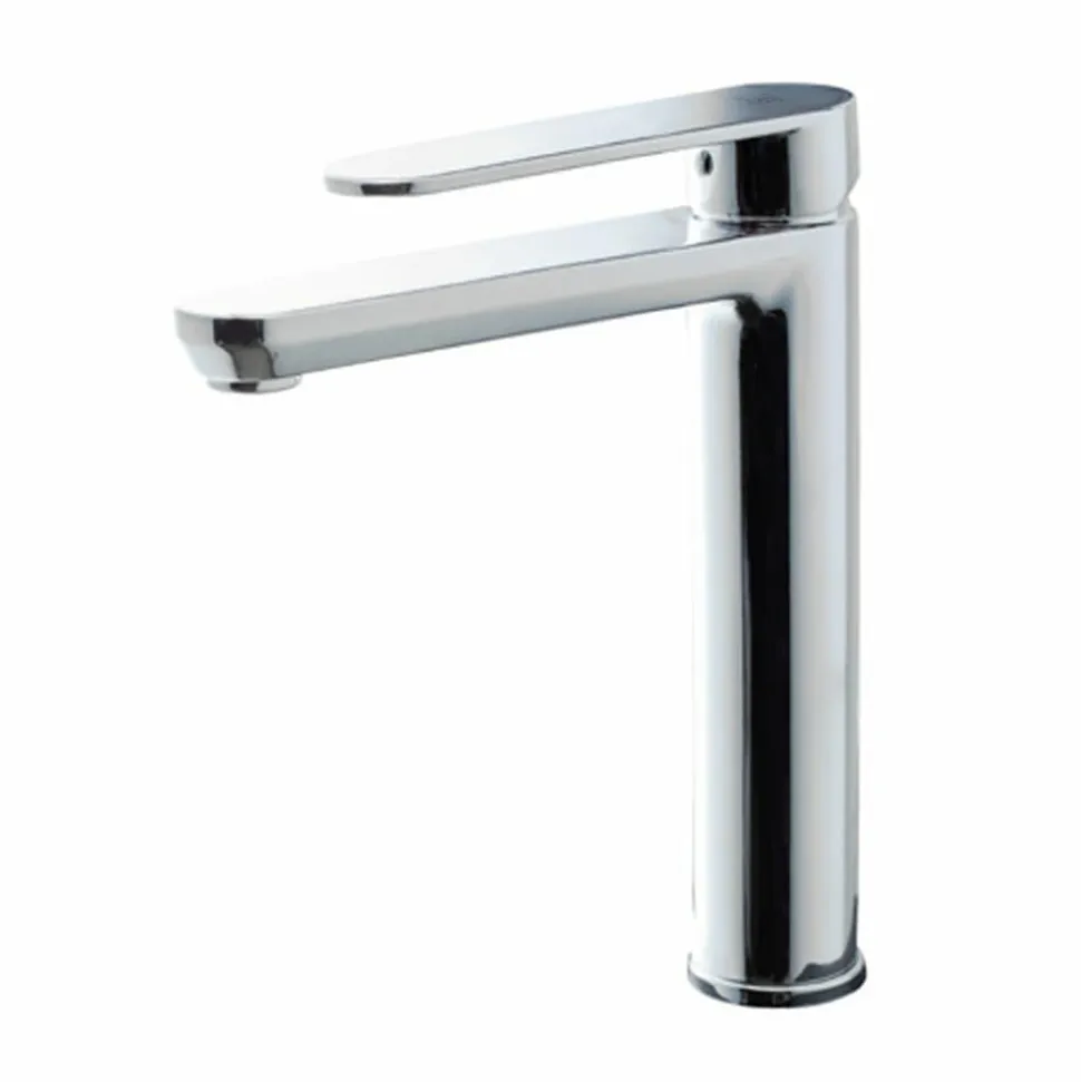 Grifo De Lavabo Alto Nine Cromo Con Desagüe Semiautomático – 4624500 – Galindo