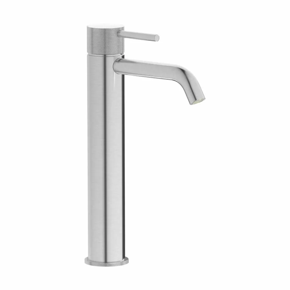 Grifo De Lavabo Alto Trama Níquel – 4975571 – Galindo – LuxCover