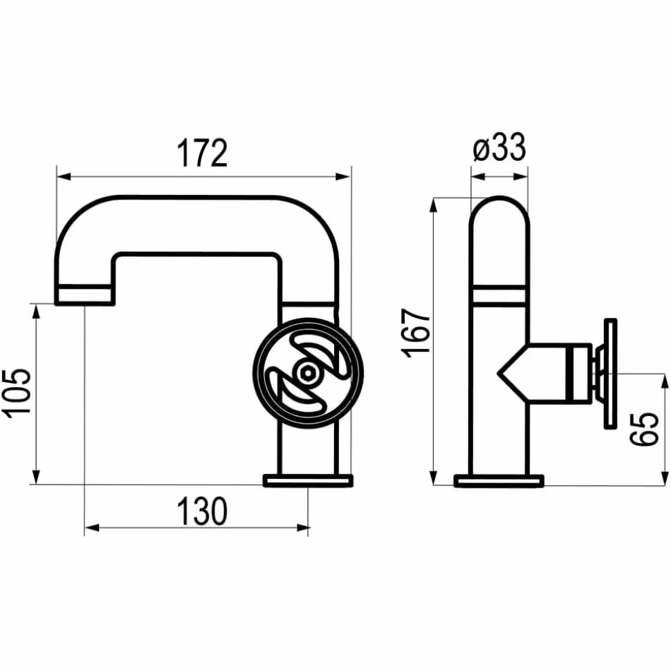 Grifo De Lavabo Caño Bajo Con Desagüe – Strem – 7964000 – Galindo