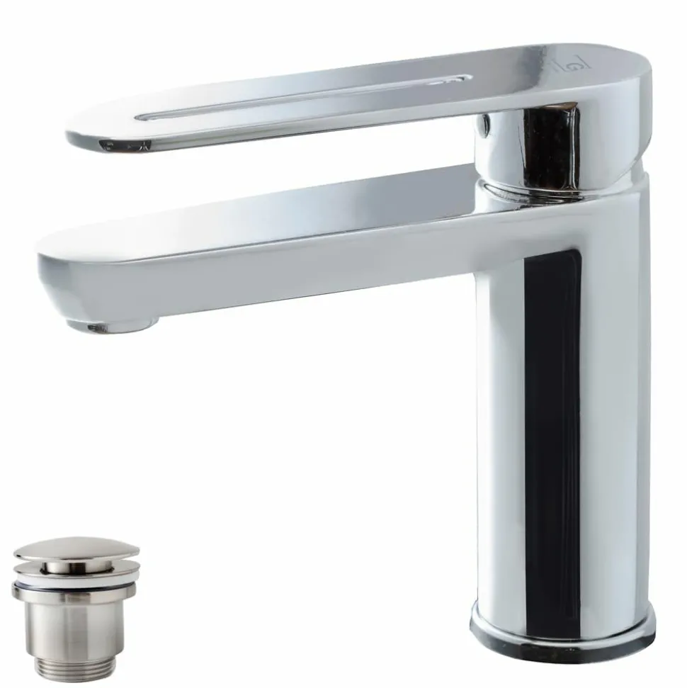 Grifo De Lavabo Caño Bajo Con Desagüe – Nine – 4634000 – Galindo