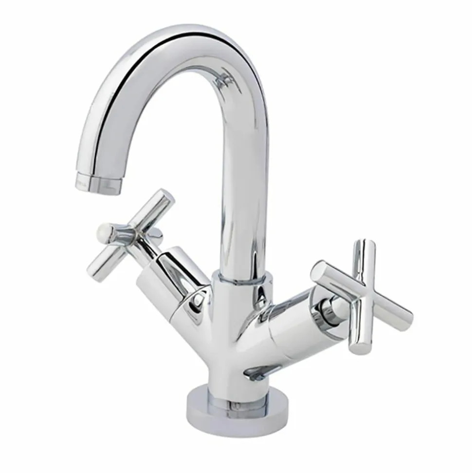 Grifo De Lavabo Cromo Mate Sin Desagüe – Matrix – 8245061 – Galindo – LuxCover