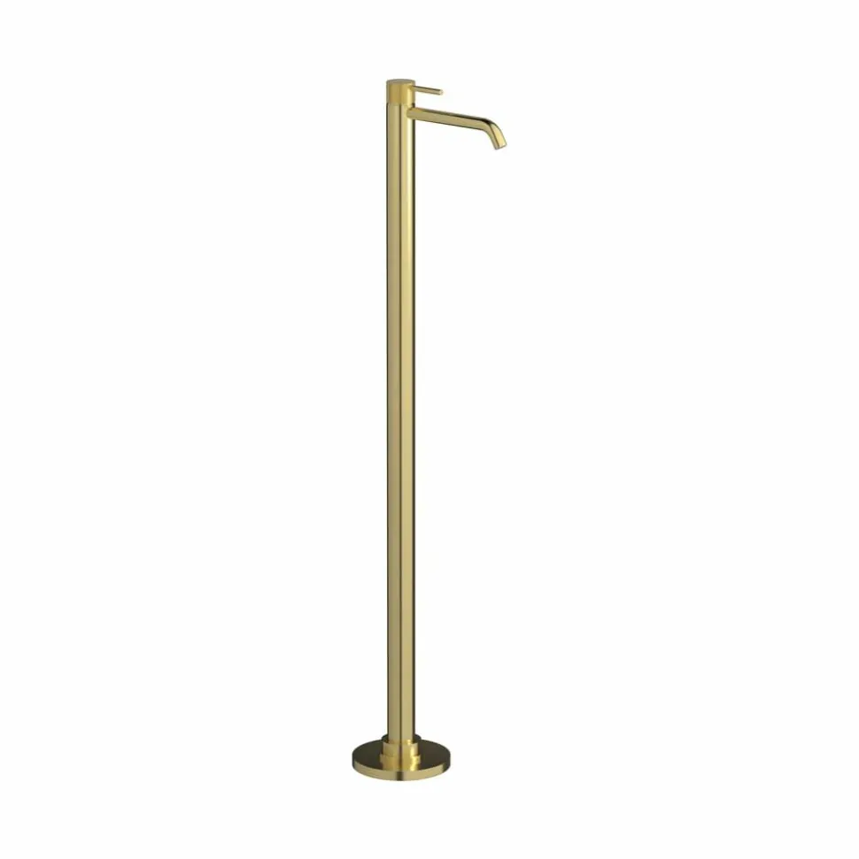 Grifo De Lavabo De Pie Trama Oro Cepillado – 4975229 – Galindo – LuxCover