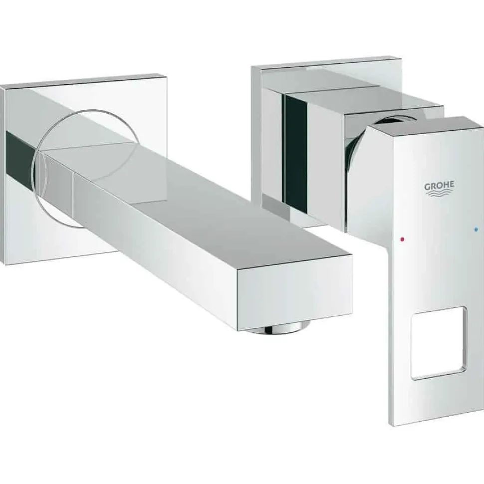 Grifo De Lavabo Empotrable Con Caño De 17 Cm En Cromo – Grohe – Eurocube S