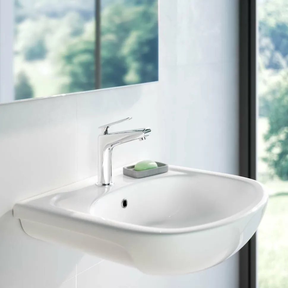 Grifo De Lavabo Kily Con Desagüe Semiautomático Cromo – 4954000 – Galindo
