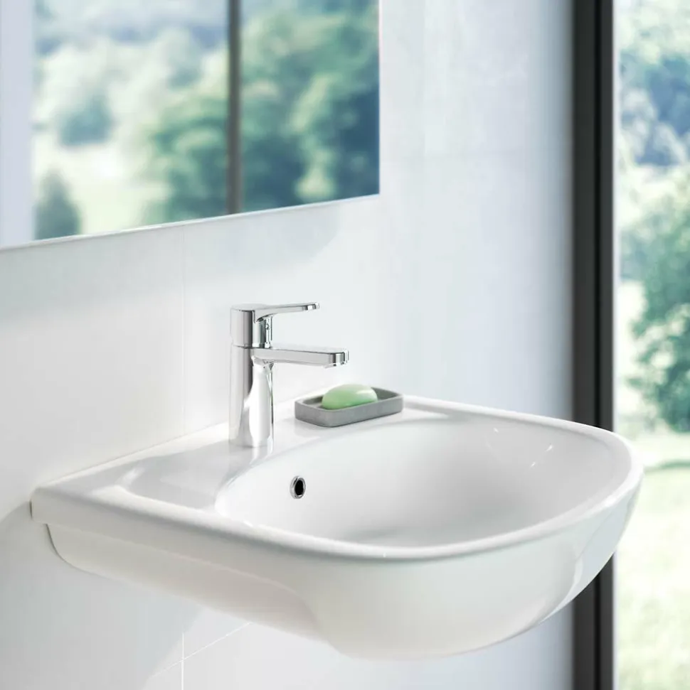 Grifo De Lavabo Monomando Apertura En Frío Con Desagüe Semiautomático – AF7174000 – Cónico – Galindo