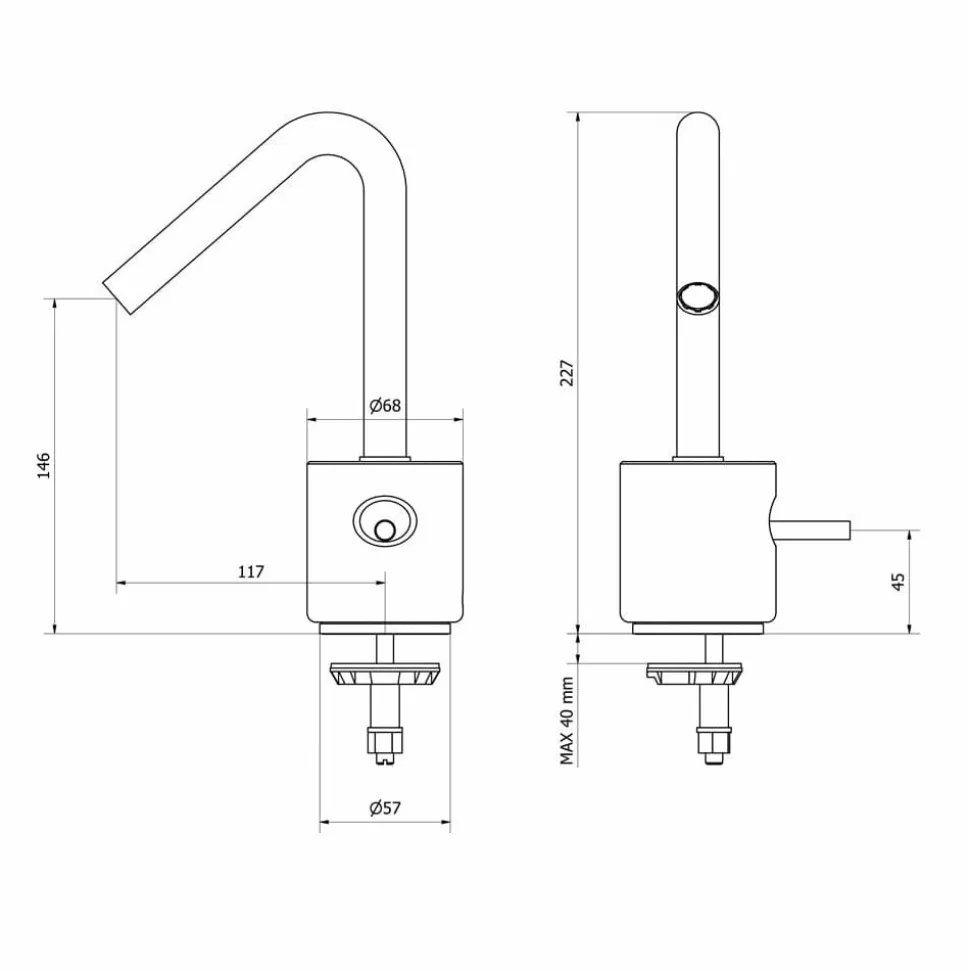 Grifo De Lavabo Mármol Carrara – 7795011 – Galindo – LuxCover