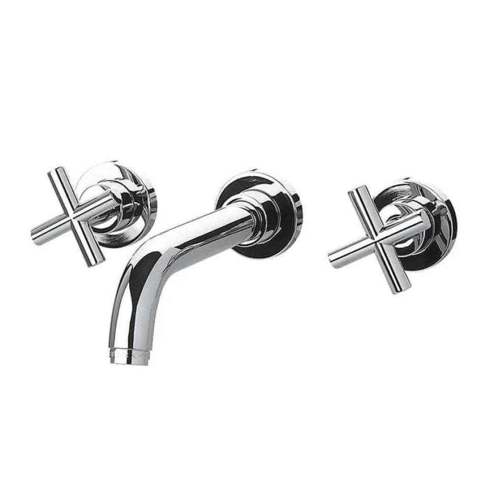 Grifo De Lavabo Mural Cromo – Matrix – Galindo – 8245600