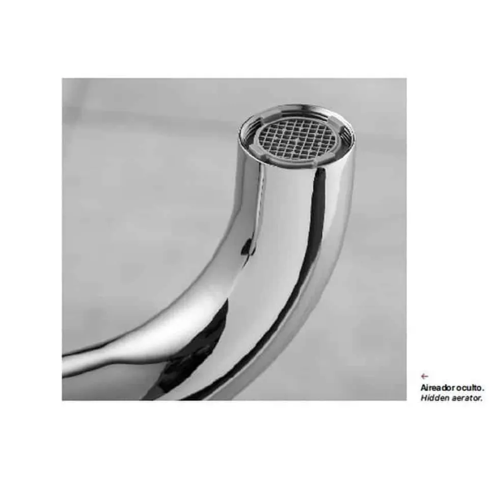 Grifo De Lavabo Mural Cromo – Matrix – Galindo – 8245600