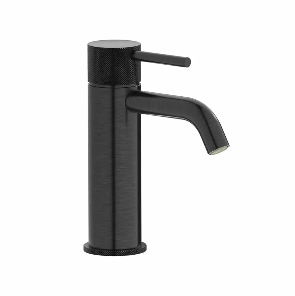 Grifo De Lavabo Trama Cromo Negro Cepillado – 4975036 – Galindo – LuxCover