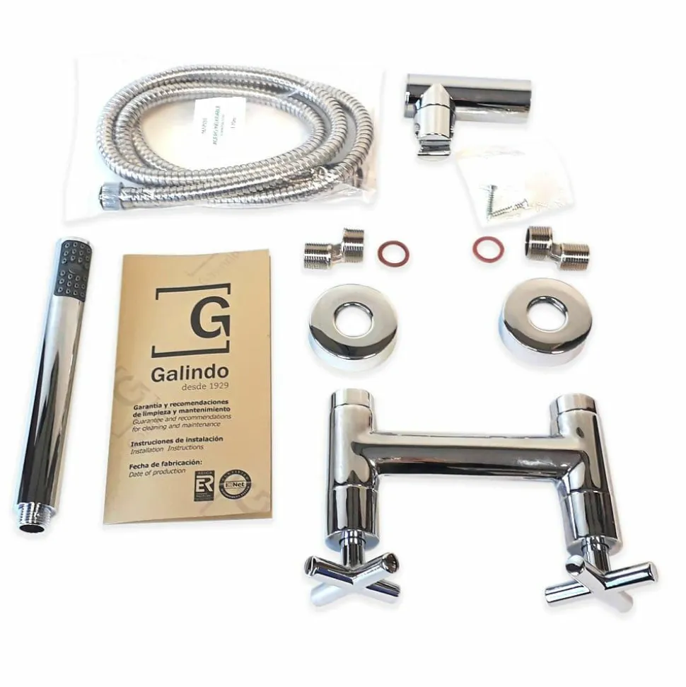 Grifo Ducha Cromo Con Accesorios De Ducha – Matrix – 8243000 – Galindo