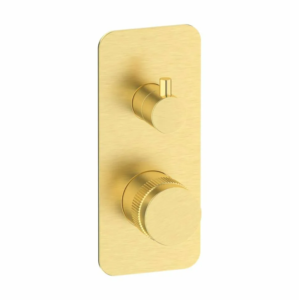 Grifo Ducha Empotrable 3 Vías Zoom Oro Cepillado – 4987229 – Galindo – LuxCover