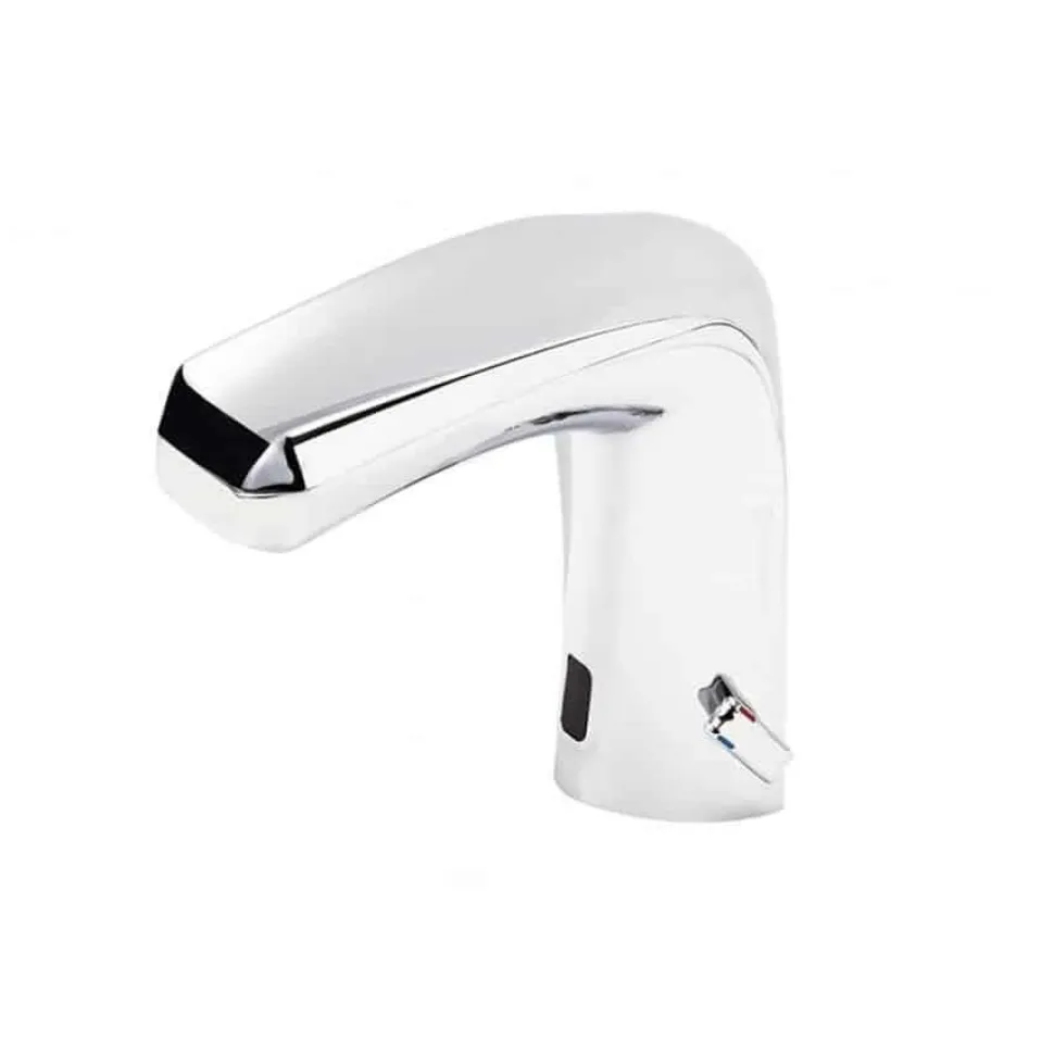 Grifo Electrónico Sensor Para Lavabo Repisa Mezclador Con Pila Cromo – Domo Sensia LM – Presto Ibérica – 79100