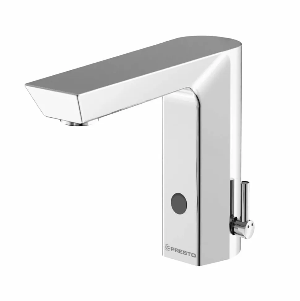 Grifo Electrónico Temporizado Sensor Para Lavabo Mezclador Con Pila – Presto XT ELEC LM – Presto – E0178100