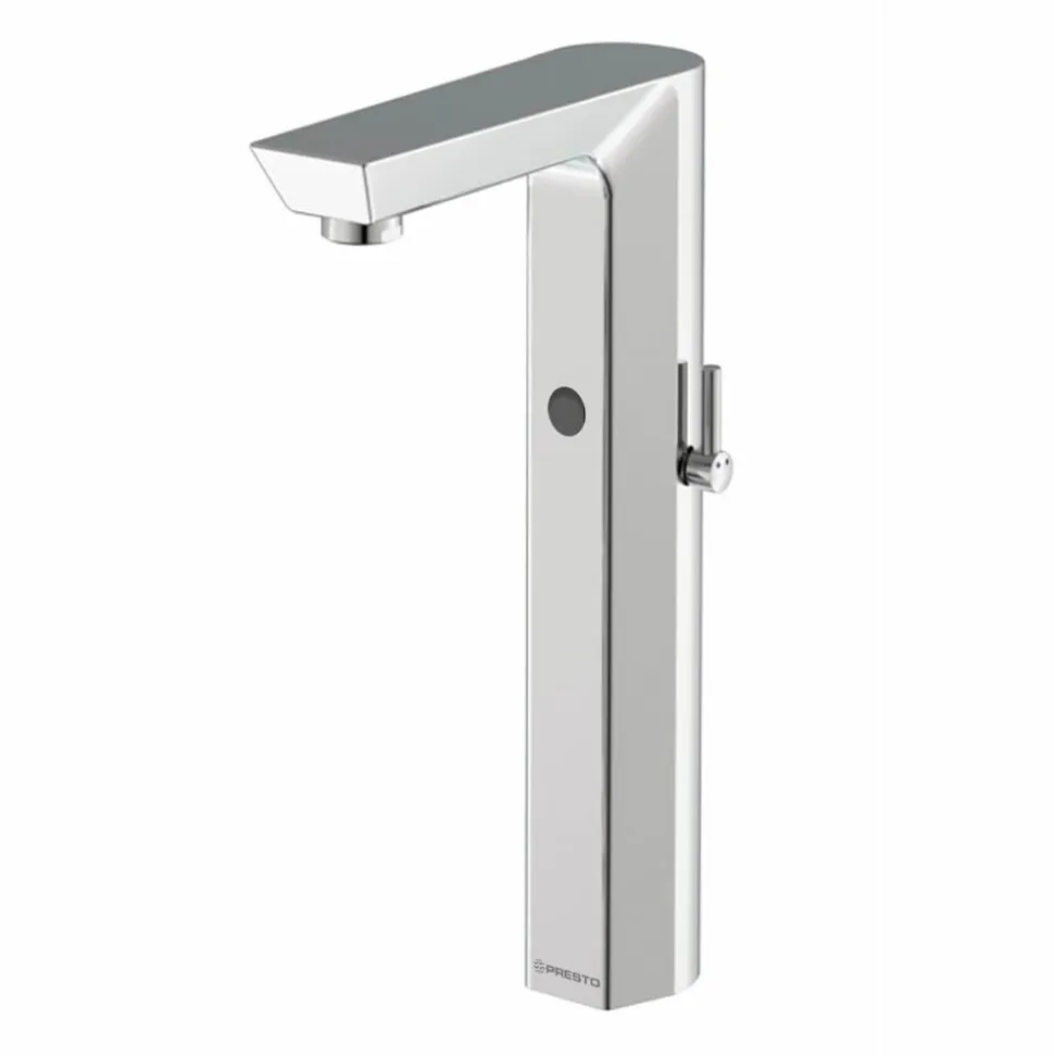 Grifo Electrónico Temporizado Sensor Para Lavabo Mezclador Con Transformador – Presto XT ELEC LM Alto – Presto – E0178121