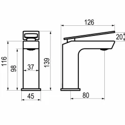 Grifo Lavabo Con Desagüe – Kissme – 7844300 – Galindo
