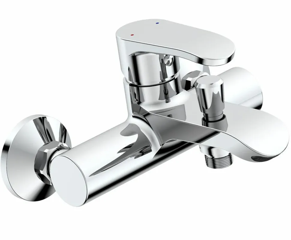Grifo Monomando De Bañera Salt Cromo Con Equipo (Mango De Ducha, Flexo Y Soporte) – 01SAL402CR – AQG
