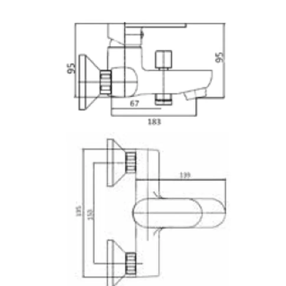Grifo Monomando De Baño – Paris – Aquahome