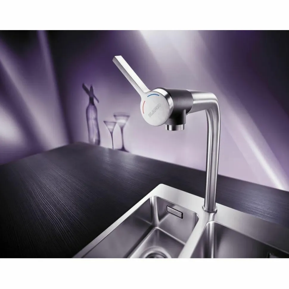 Grifo Monomando De Cocina Con Mando Ergonómico Vonda – Blanco