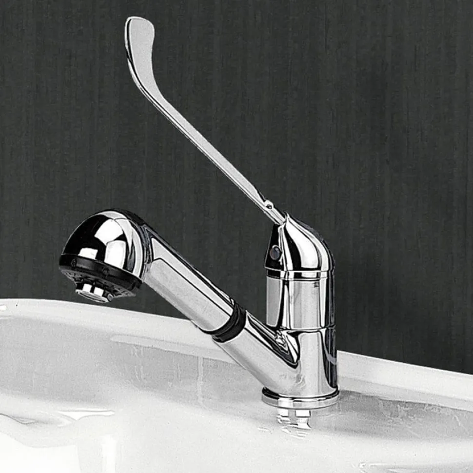 Grifo Monomando De Lavabo Con Maneta Gerontológica – PrestoEquip – PrestoDisc 640 – 80640