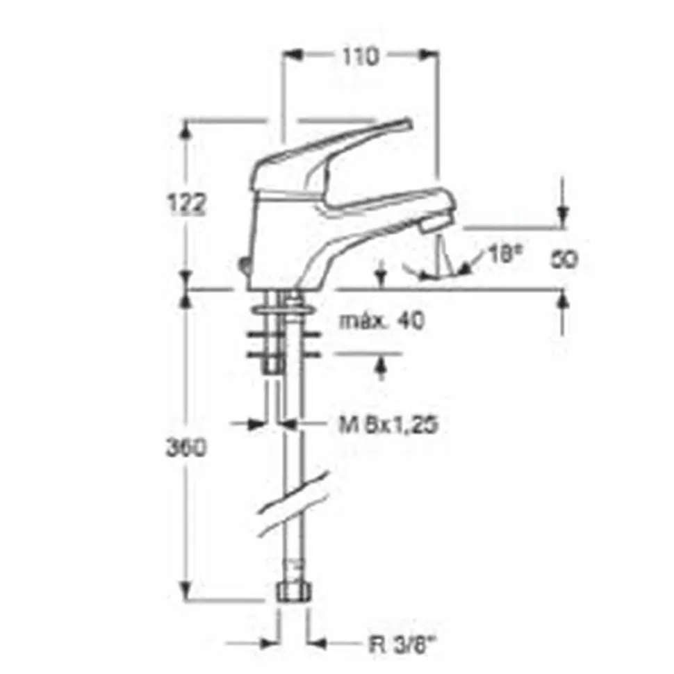 Grifo Monomando De Lavabo – Sprinter – Aquahome