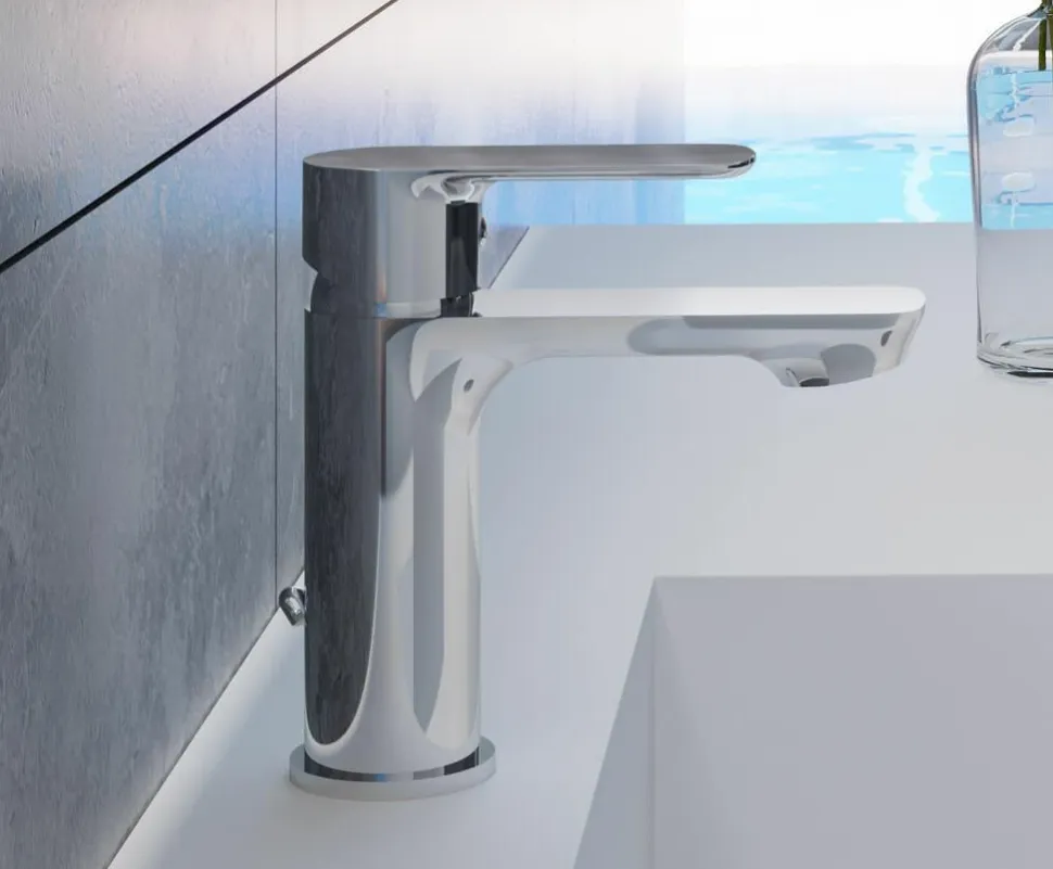 Grifo Monomando De Lavabo Vent-I2 Cromo – 01VE2100CR – AQG