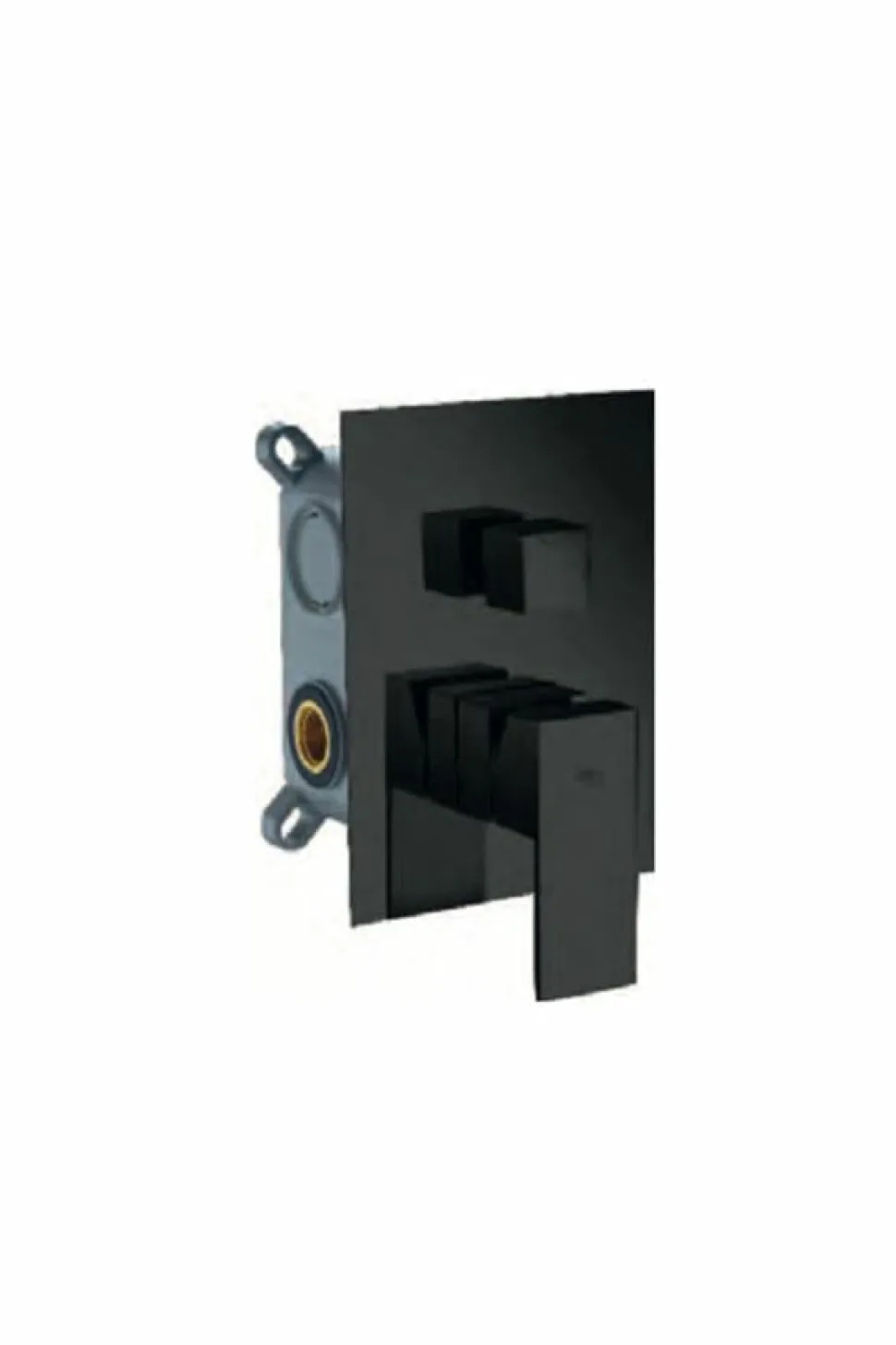 Grifo Monomando Empotrado 4 Vías Negro Mate – GSM04V/NG – Imex