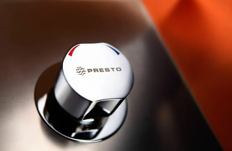 Grifo Temporizado Ducha Empotrada Mezclador Accionamiento Mediante Pulsador. PRESTO Alpa 90 Arte E Lux – 97951 – Presto Iberica