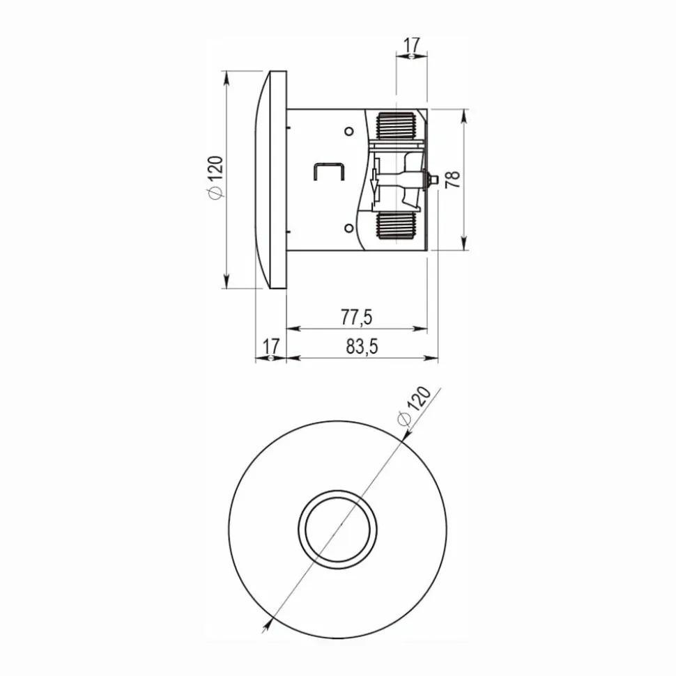 Grifo Temporizado Ducha Un Agua Touch Accionamiento Mediante Sensor Táctil. PRESTO Domo Touch D – 79351 – Presto Iberica
