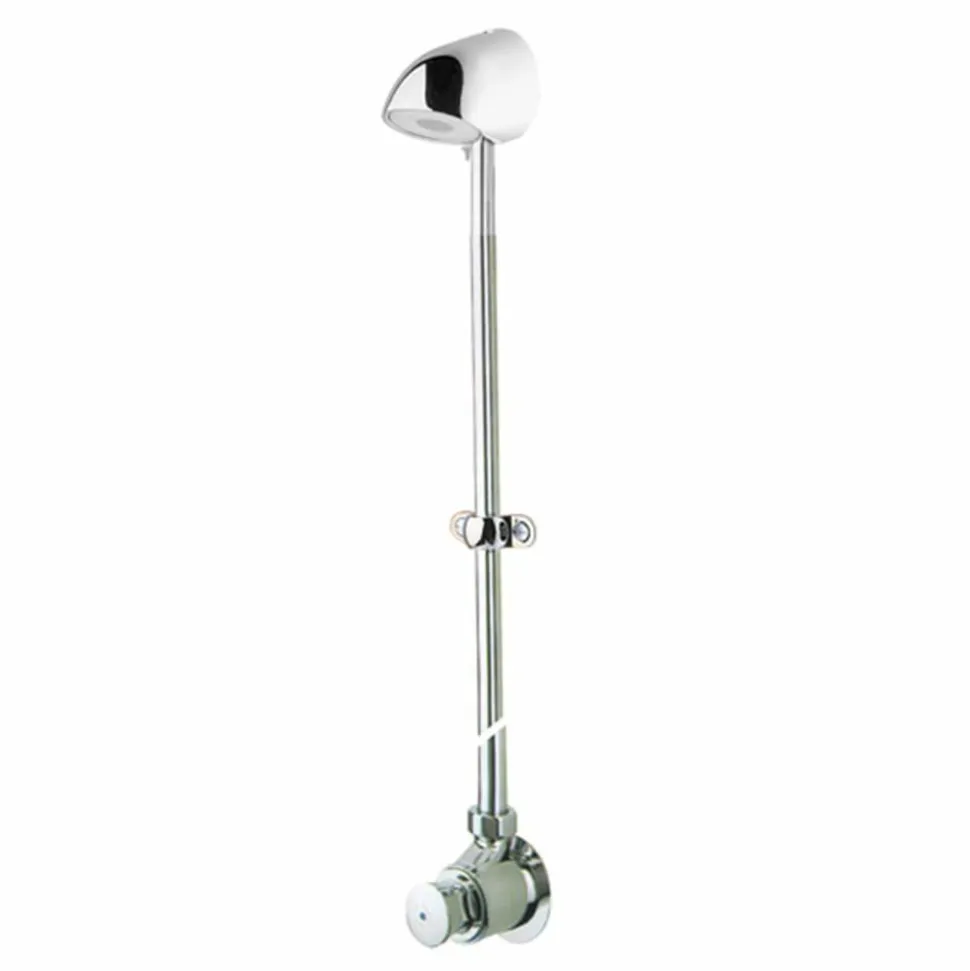 Grifo Temporizado Ducha Vista Un Agua Accionamiento Mediante Pulsador. PRESTO Conjunto 75 Con Rociador Antivandálico – 75030 – Presto Iberica