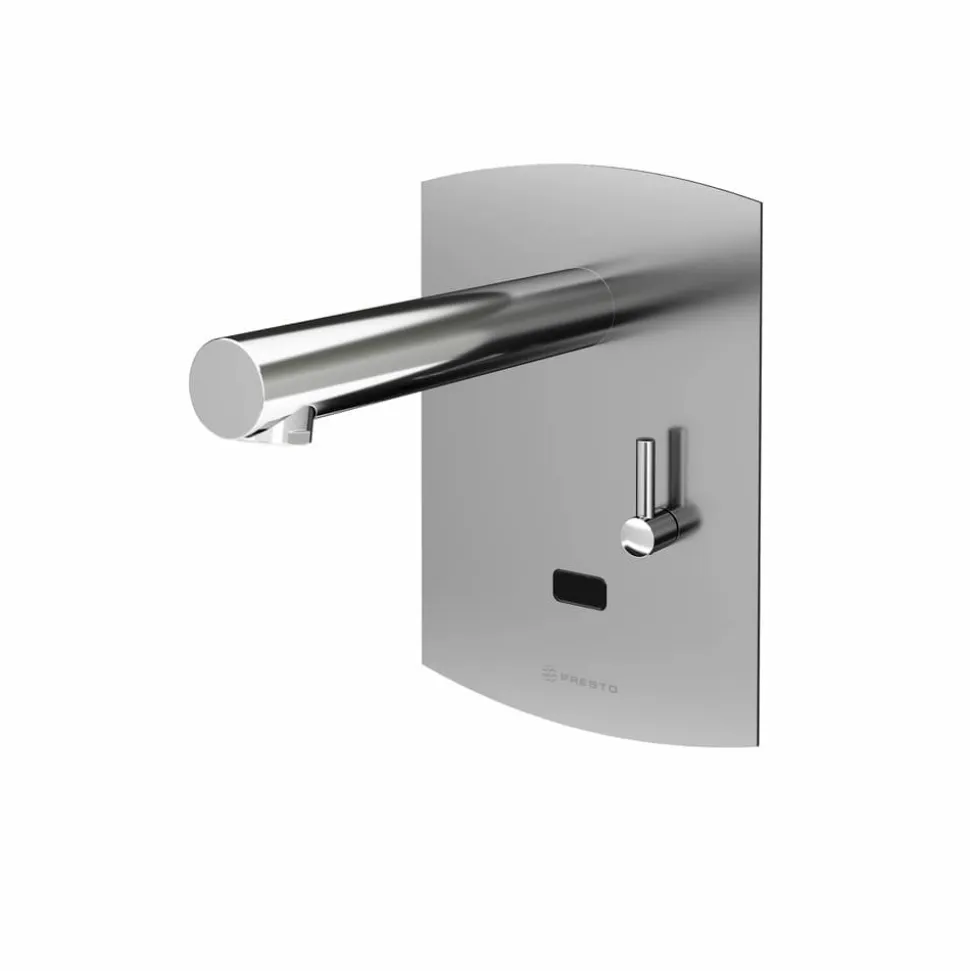 Grifo Temporizado Lavabo Mezclador Mural Por Sensor Accionamiento Mediante Sensor. PRESTO Domo Sensia PM – 79266 – Presto Iberica