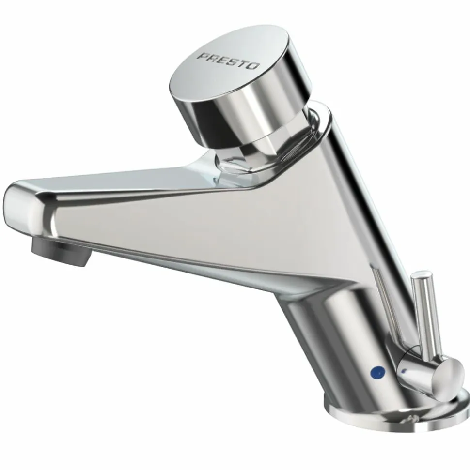 Grifo Temporizado Lavabo Mezclador Repisa Accionamiento Mediante Pulsador. PRESTO 105 LM Sin Llaves De Paso Pack 3 Unidades 20921 – PA-20921 – Presto Iberica