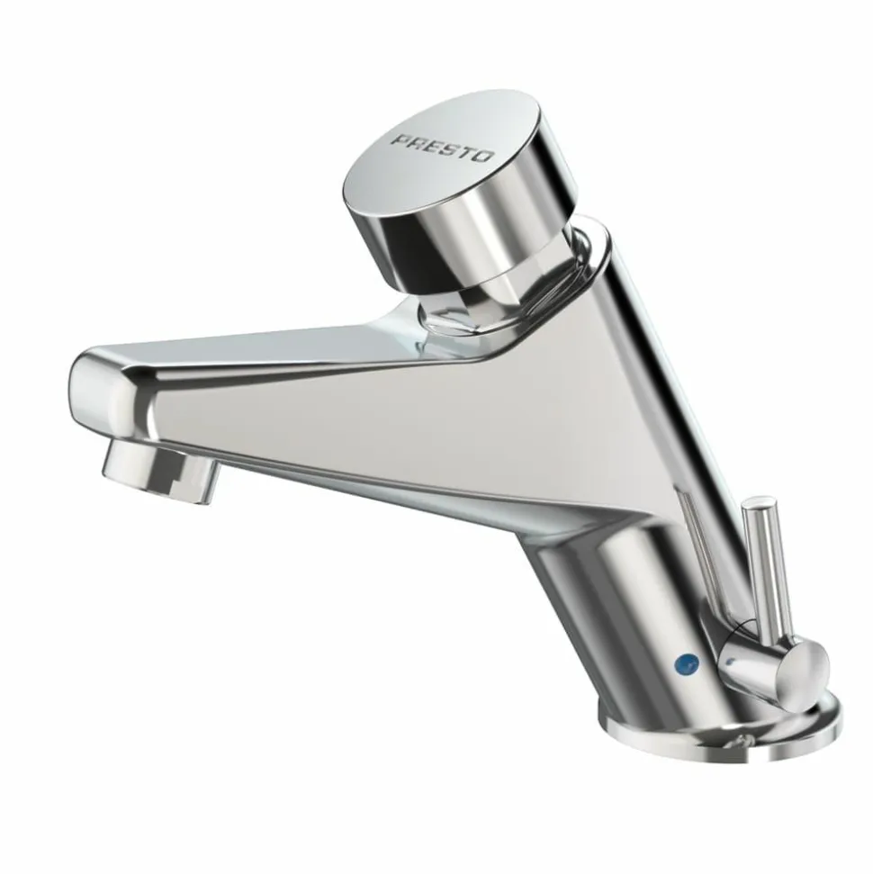 Grifo Temporizado Lavabo Mezclador Repisa Accionamiento Mediante Pulsador. PRESTO 105 LM Eco – 10921 – Presto Iberica
