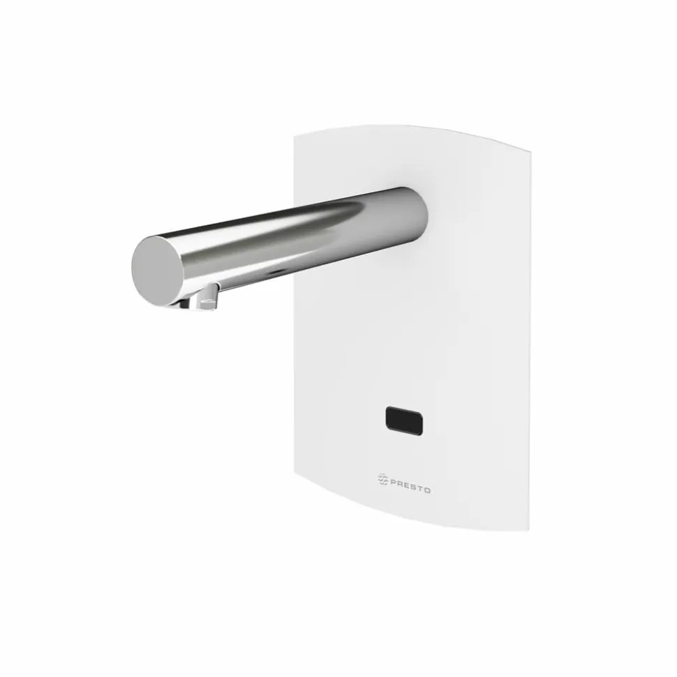 Grifo Temporizado Lavabo Un Agua Mural Por Sensor Accionamiento Mediante Sensor. PRESTO Domo Sensia P – 79221 – Presto Iberica