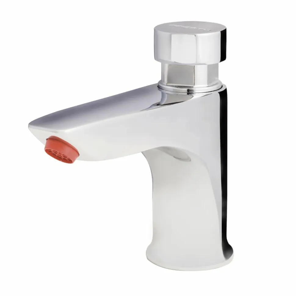 Grifo Temporizado Lavabo Un Agua Repisa Pulsación Antiblocaje Agua Caliente – Presto XT L – Presto – 26613