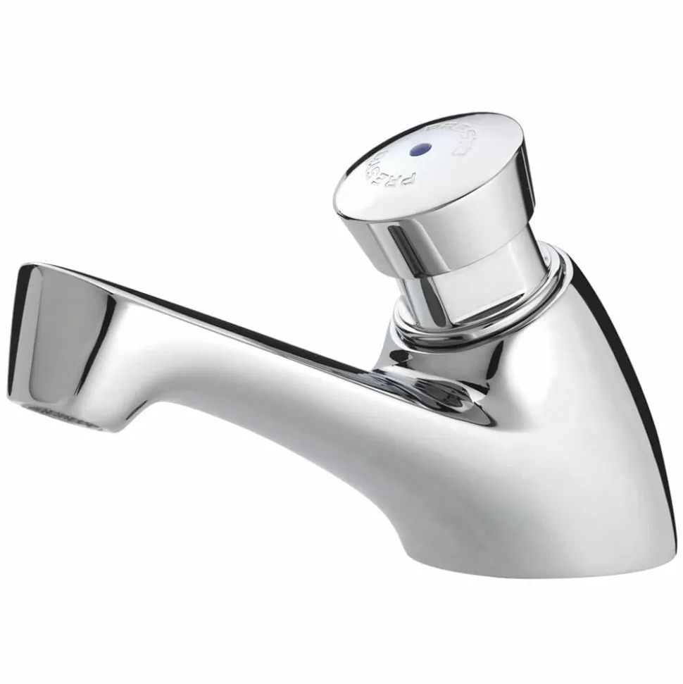 Grifo Temporizado Lavabo Un Agua Repisa Accionamiento Mediante Pulsador. PRESTO 605 (f) Pack 3 Unidades 34601 Agua Fría – PA-34601 – Presto Iberica