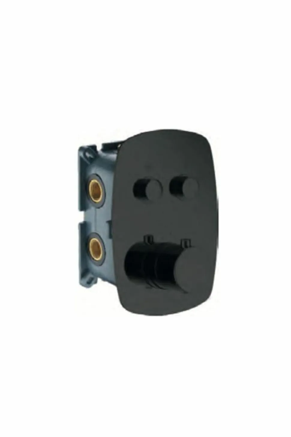 Grifo Termostático Empotrado 2 Vías Ovalado Negro – GSP02V/NG – Imex