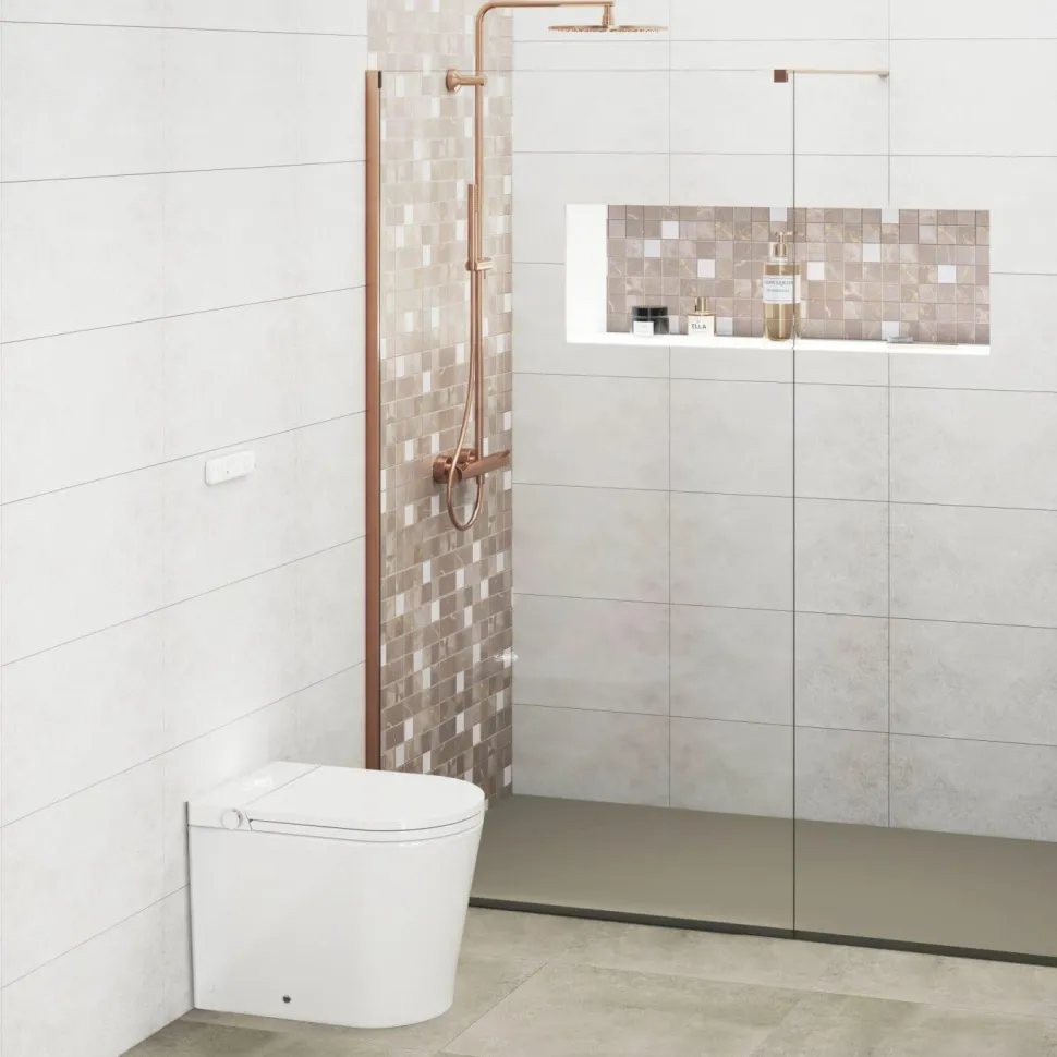 Inodoro A Suelo Con Cisterna Incorporada Con Función De Lavado Agua Fria Y Caliente Smart Toilet Con Display Blanco – Rada + – Mizubath -HNMRADA0010024