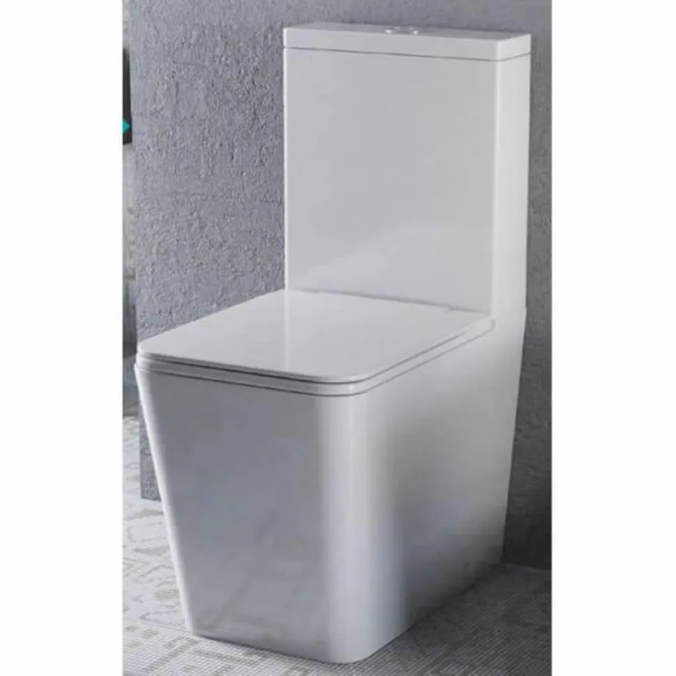 Inodoro BTW Compacto Rimless Pisa – 00328 – Aquore