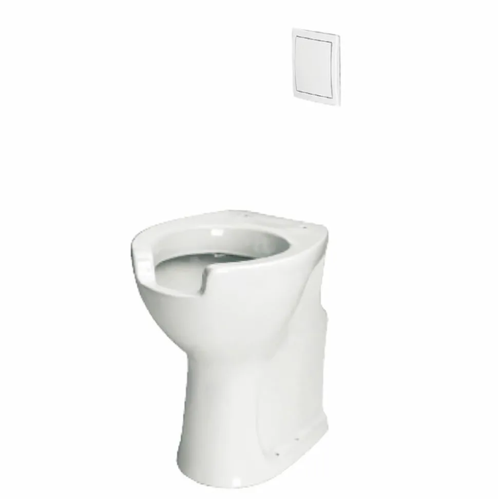 Inodoro Prestowash Basic Salida Pared Con Asiento-tapa + 1000 A Blanco – PrestoEquip – 88206