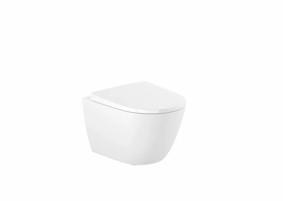 Inodoro Suspendido Compacto Rimless Con Fijaciones Ocultas (incluye Taza Y Asiento-tapa) – Ona – Roca – A346688000/A801E20001