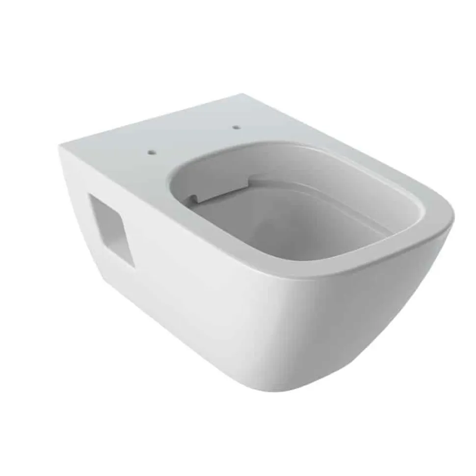 Inodoro Suspendido Geberit Smyle Square, Fondo Profundo, Rimfree – Geberit