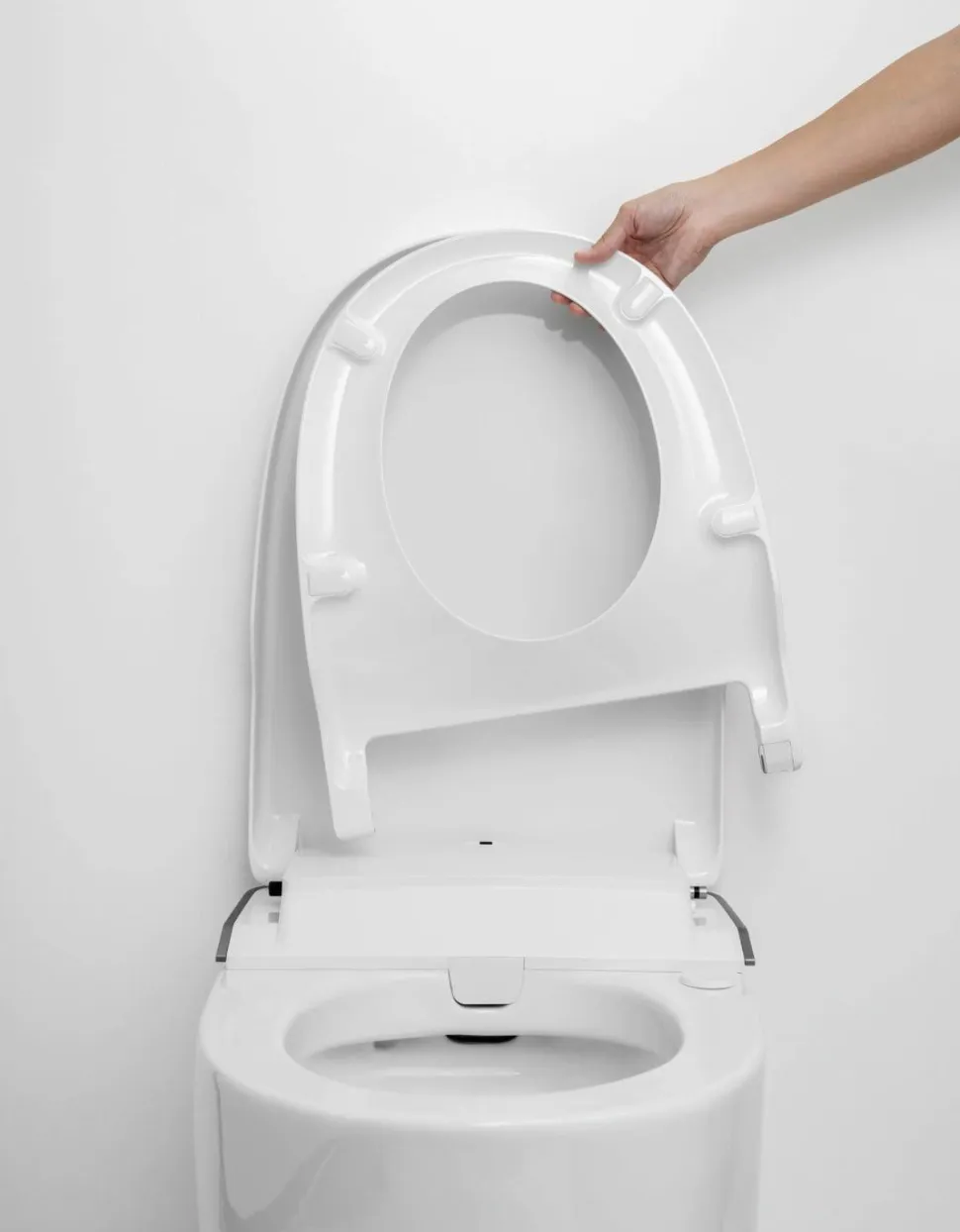 In-Wash® Con In-Tank® – Smart Toilet Adosado A Pared Rimless Con Tanque Integrado – Insignia – Roca – A803105001