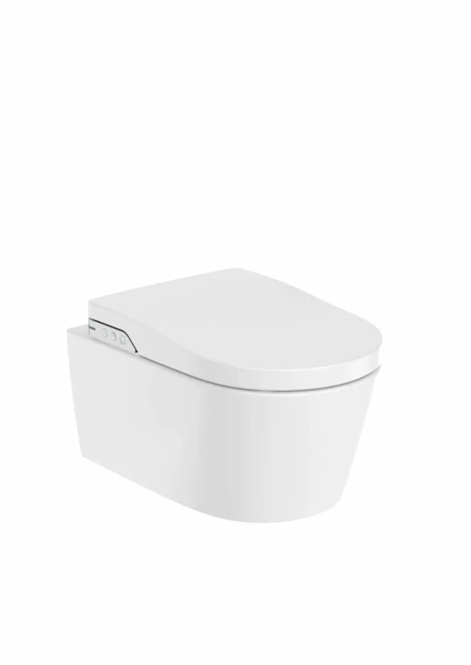 In-Wash® Inspira – Smart Toilet Suspendido Rimless Con Salida A Pared. Incluye Tapa Y Asiento. Necesita Toma De Red – Roca – A803060001