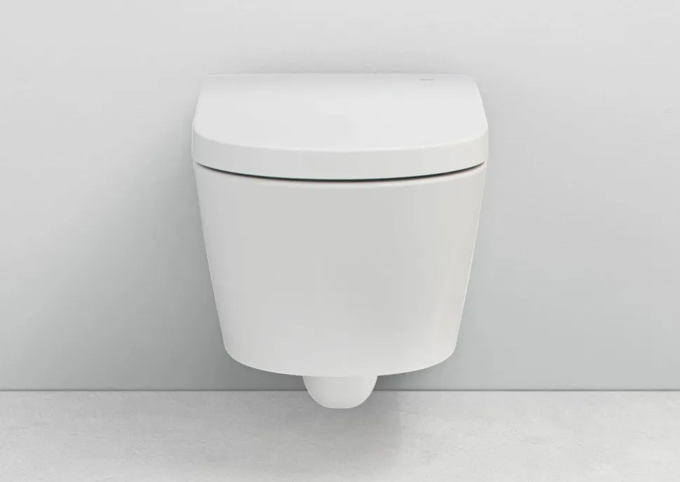 In-Wash® Inspira – Smart Toilet Suspendido Rimless Con Salida A Pared. Incluye Tapa Y Asiento. Necesita Toma De Red – Roca – A803060001