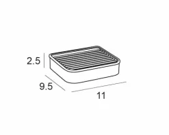 Jabonera Pared – Inox Cepillado Modelo Combis – 6523012 – Manillons Torrent